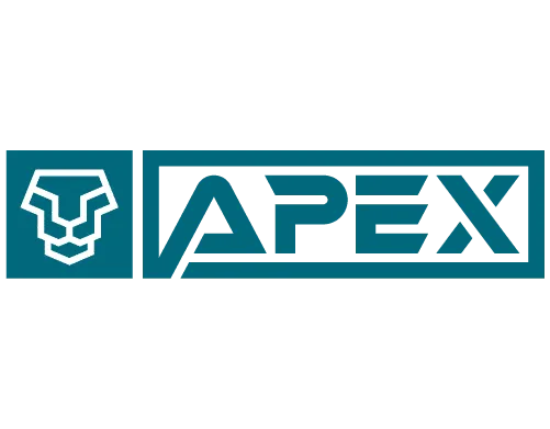 Apex logo — custom brand identity designed by Monsoon