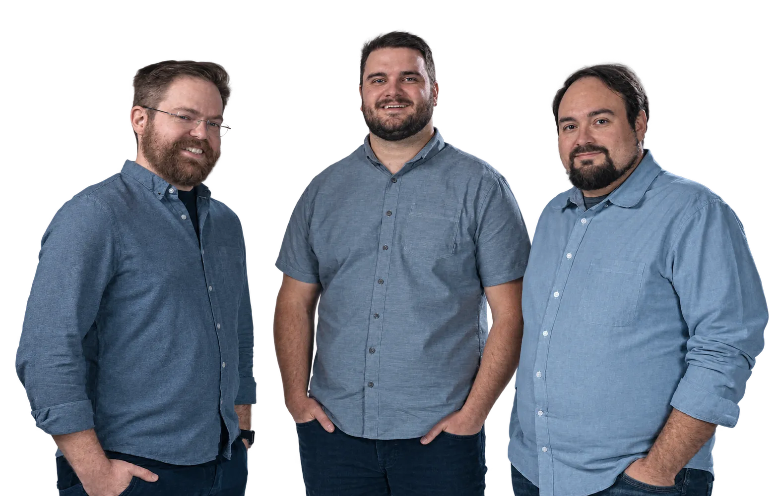 Monsoon partners Caleb Monroe, Travis Swearengen, and Travis Gibson together